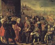 PEREDA, Antonio de The Relief of Genoa USA oil painting artist